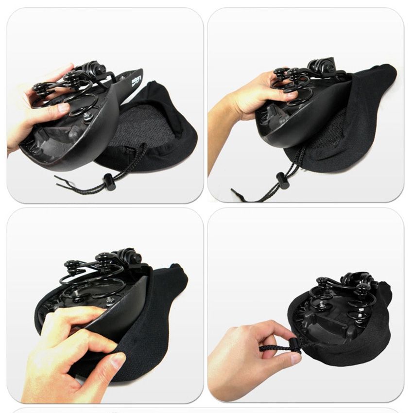 3D Soft Bike Seat Saddle Bicycle Sponge Thicken Cover