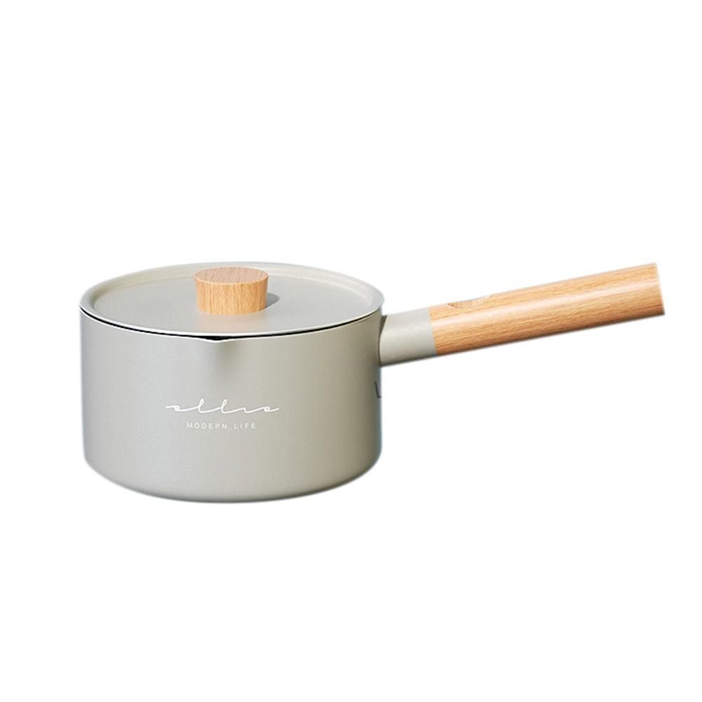 Silver Mini Pot Home Dormitory Function Pan Crepe Maker 1760Ml Non-Stick Milk Pot Cooker Good Quality Cooking Pot