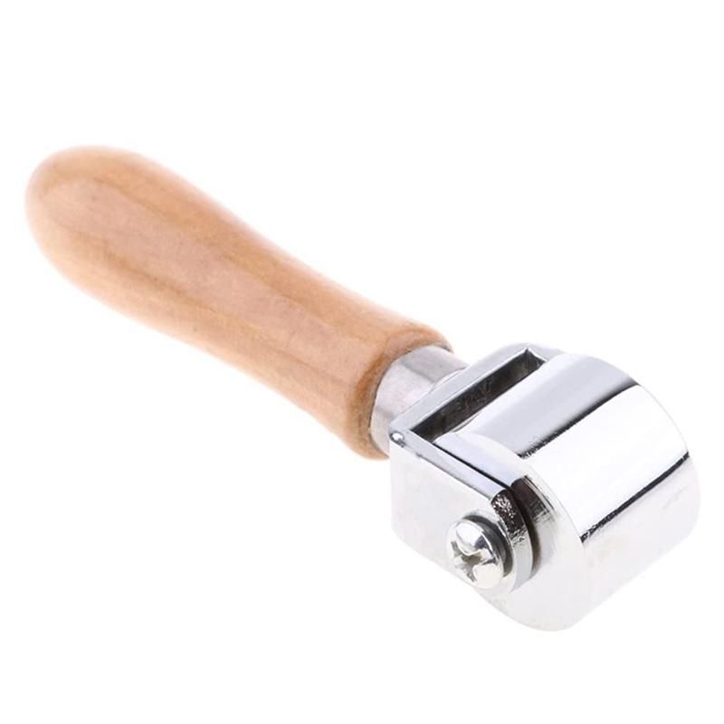 DIY Handmade Cowhide Leather Leather Art Leather Carving Tools Piping Device Edging Device Rubber Roller-S