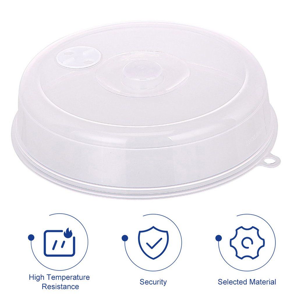 Microwave Plate Cover With Steam Vents Dish Splatter