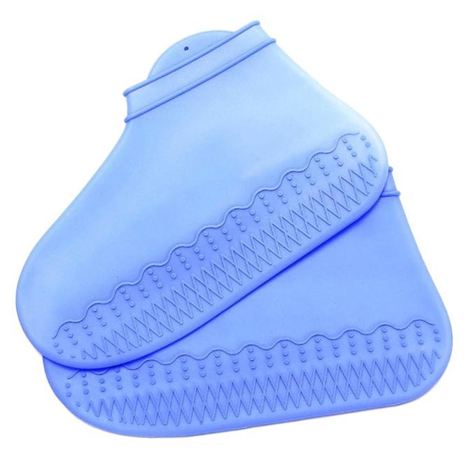Shoe Covers Overshoes Shoes Protectors For Rain Mud Cycling Blue S