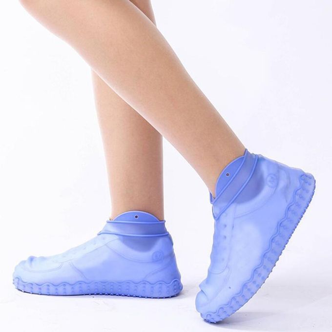 Shoe Covers Overshoes Shoes Protectors For Rain Mud Cycling Blue S