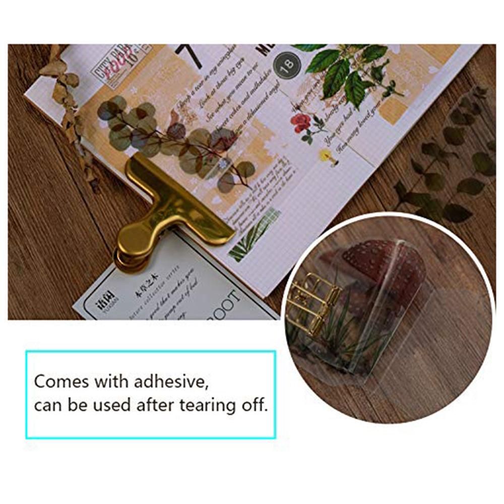 240PCS Transparent Decorative Stickers,Special Shaped Scrapbook Vintage Sticker Set,Resin Mold Filled Decorative Sticker