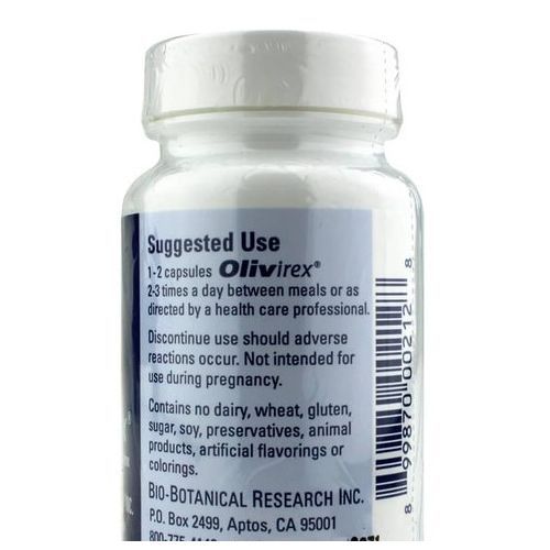 Olive Leaf High Potency Combination 60 Capsul