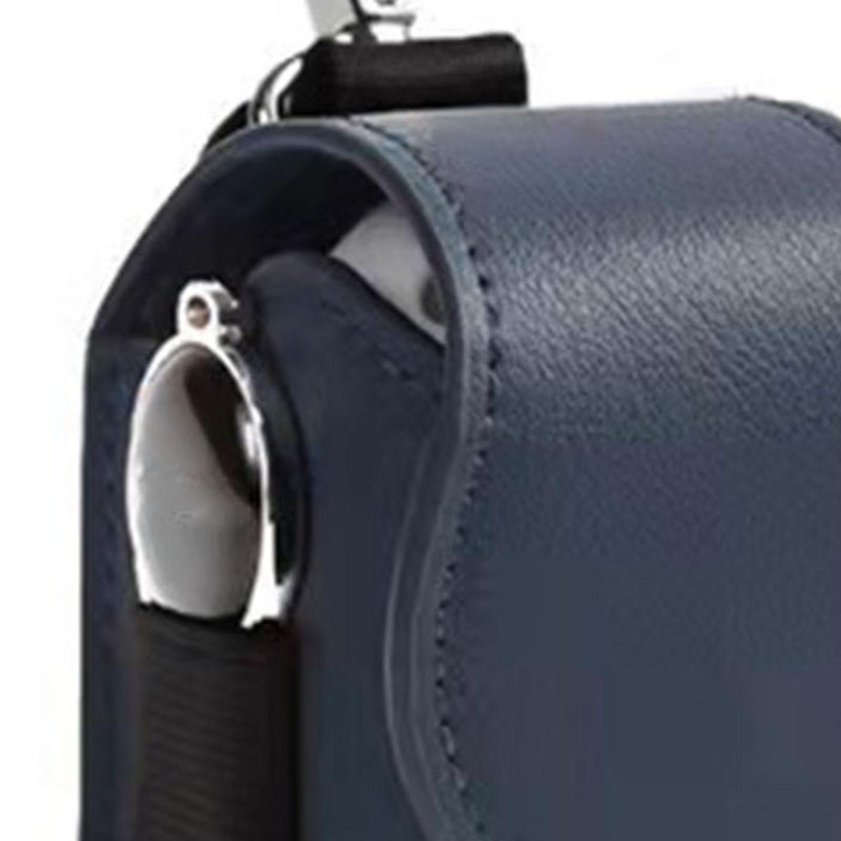 Golf Ball Storage Bag Golf Ball Case Waist Holder Bag with Hook Clip Blue