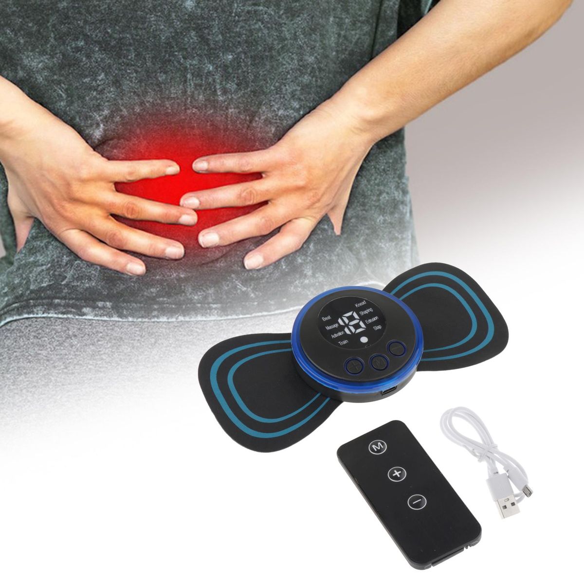 Electric Neck Massager Full Body Remote Controller