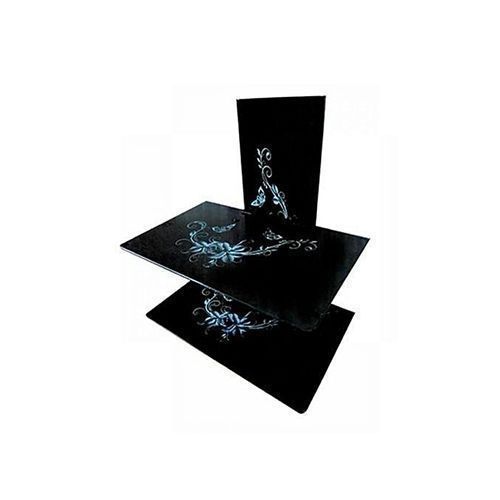 DVD/AUDIO DOUBLE LAYER GLASS WALL SHELF