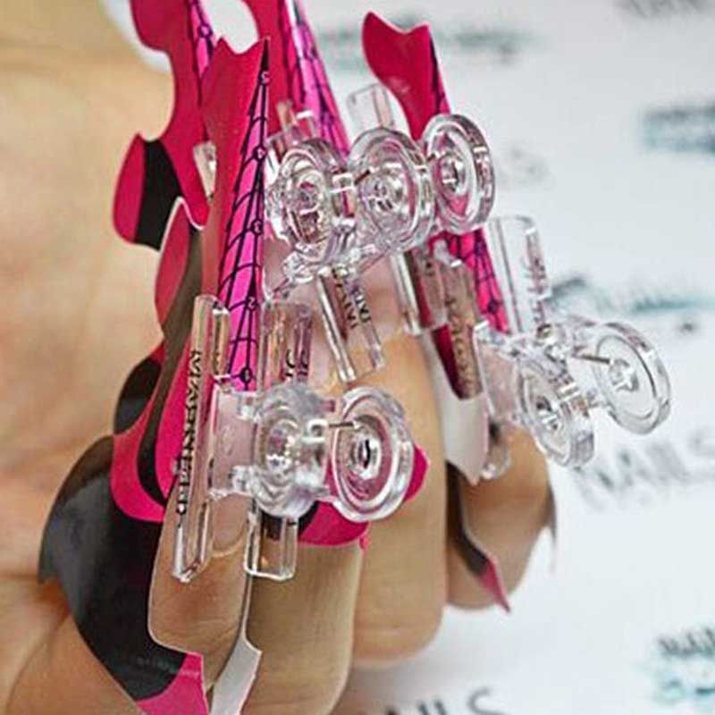 Curve Nail Pinching Clips Tool Multi Function Plastic