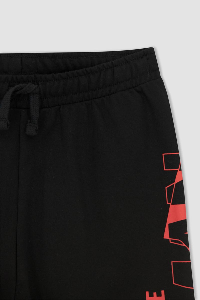 Boy - Knitted Bottom Short - Black