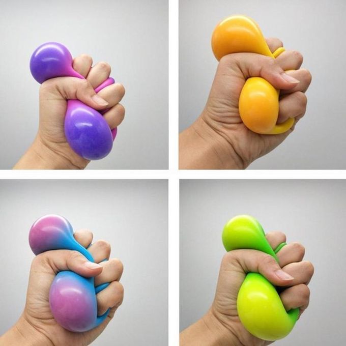Soft Stress Dough Balls  Olors  Hanging Stress Ball For Kids And Adults-yellow-6cm