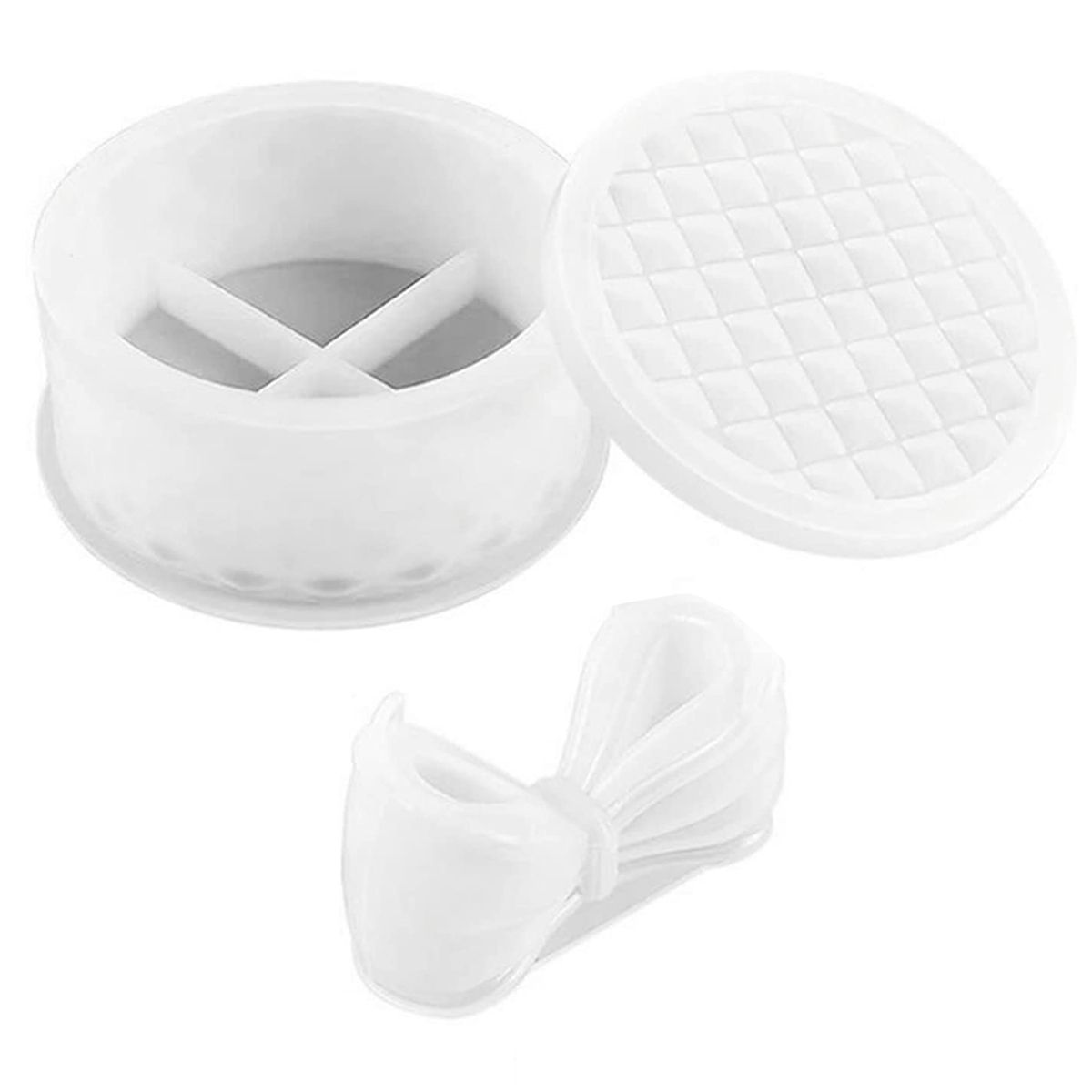 Bows Storage Box Molds Silicone Resin Box Molds for Resin Casting Resin Jar Mold with Lid Epoxy Molds Silicone