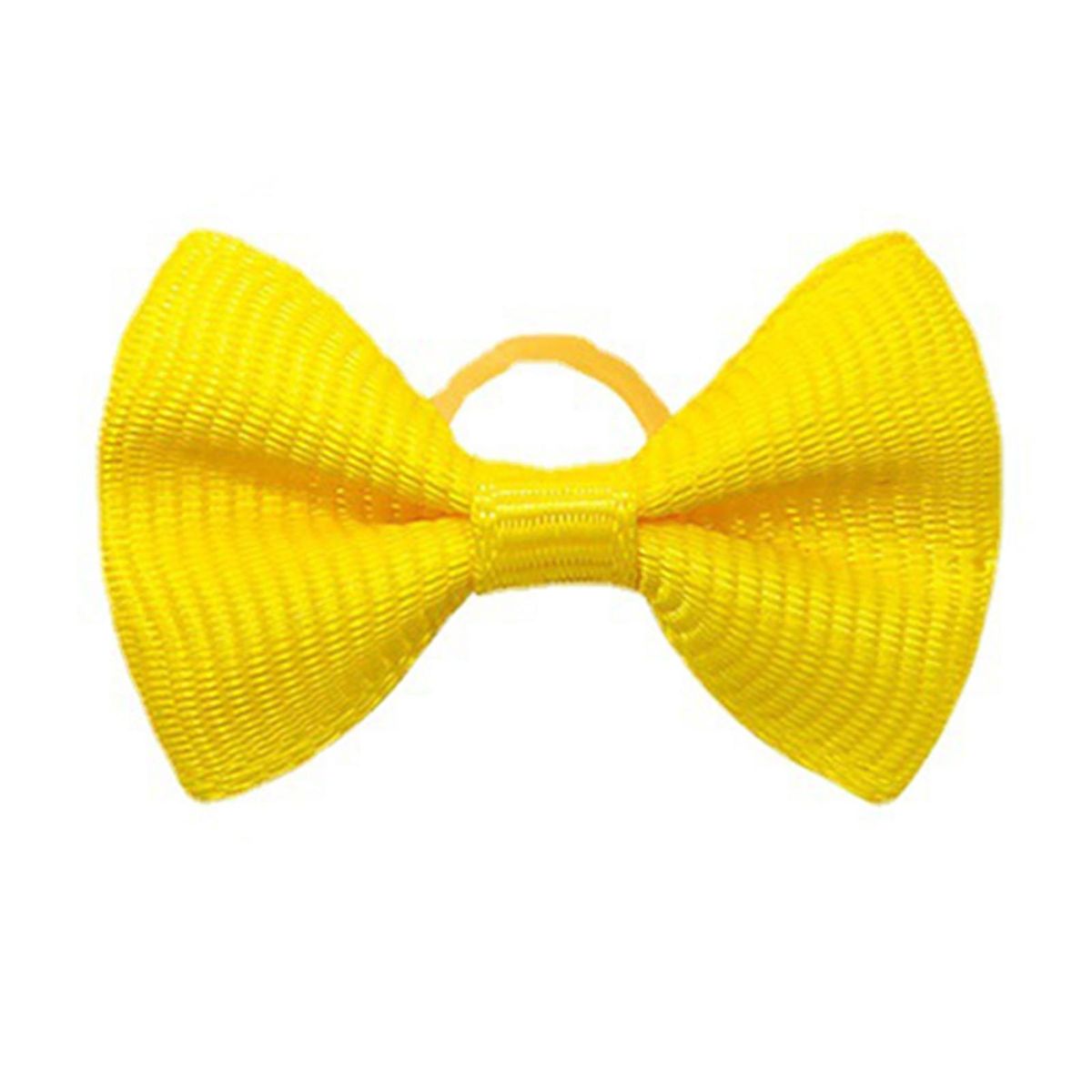 10Pcs Pets Hair Bands Pet Grooming Hair Accessories Bowknot Hair Bands Mix Color