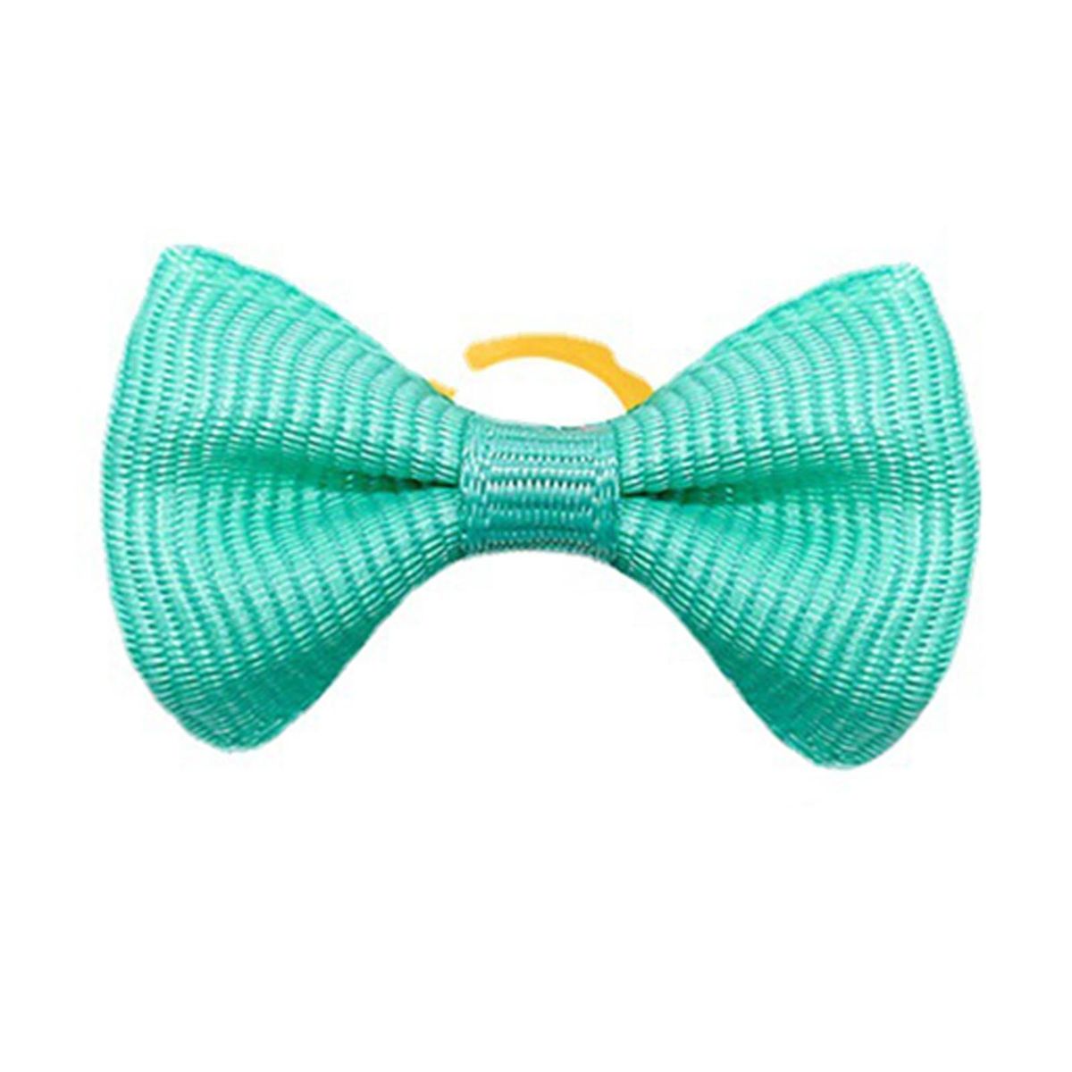 10Pcs Pets Hair Bands Pet Grooming Hair Accessories Bowknot Hair Bands Mix Color
