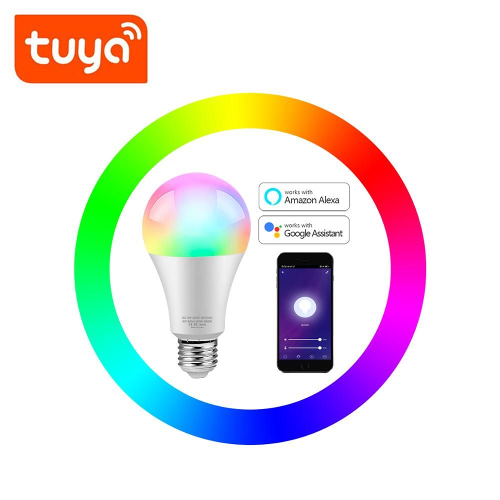 Led Lights For Bedroom Table Lamp RGBW Tuya Smart Life WiFi