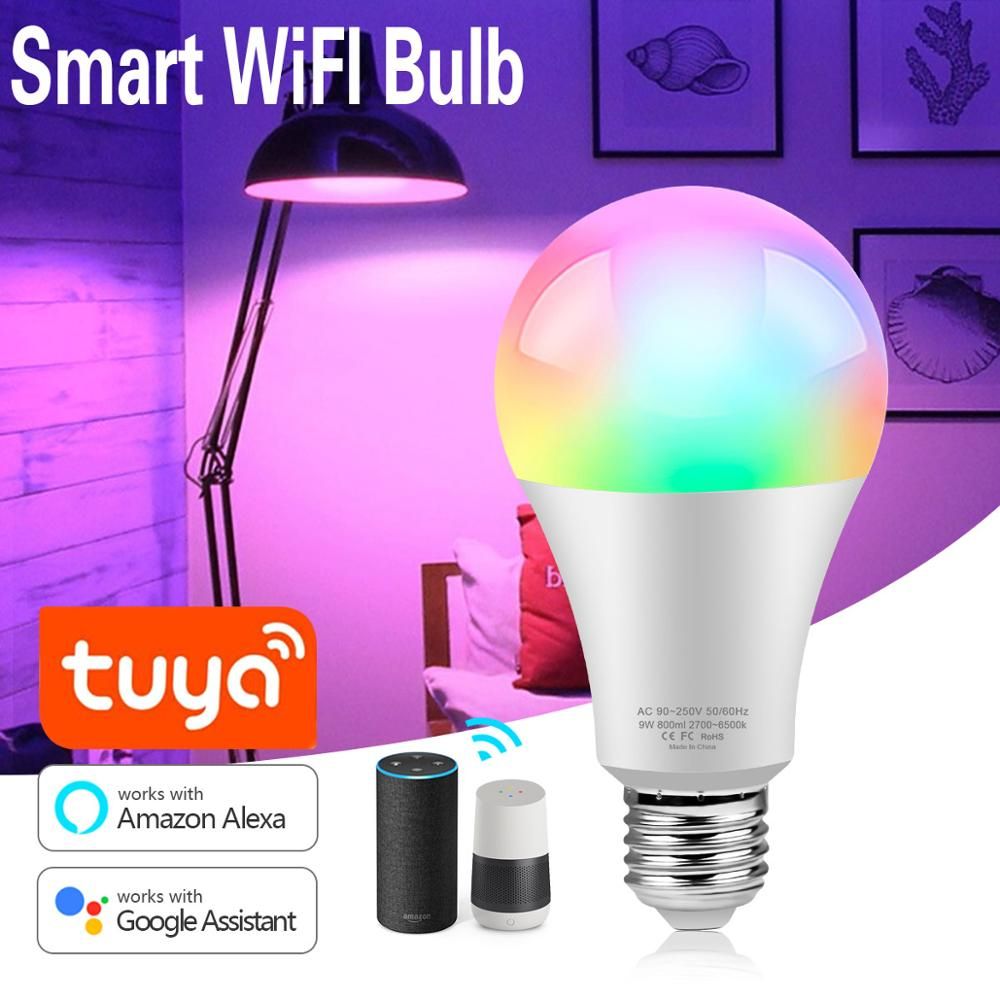 Led Lights For Bedroom Table Lamp RGBW Tuya Smart Life WiFi