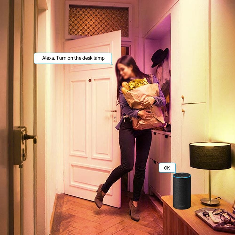 Led Lights For Bedroom Table Lamp RGBW Tuya Smart Life WiFi