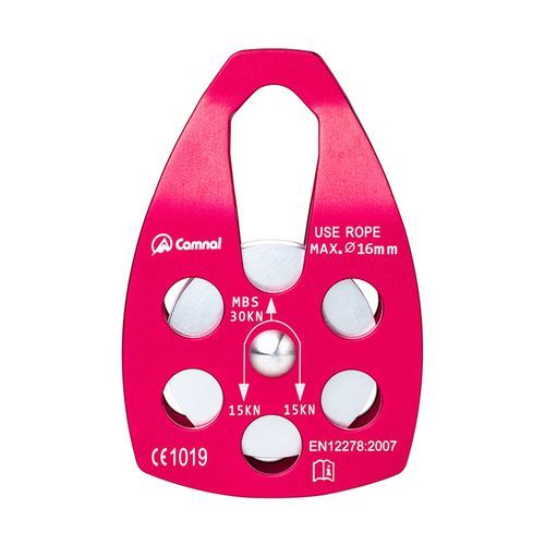 Climbing Pulley Rescuing Hauling Rigging Pulleys Micro Pulley Red