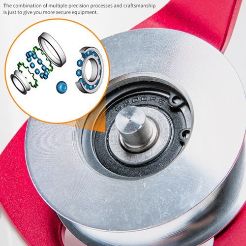 Climbing Pulley Rescuing Hauling Rigging Pulleys Micro Pulley Red