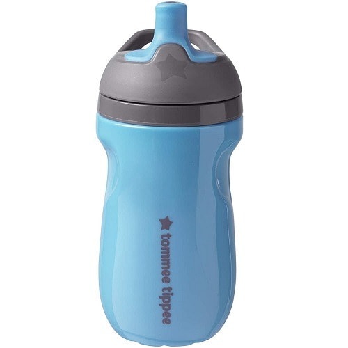 Insulated Sportee Toddler Water Bottle Sippy - Blue - 266ml