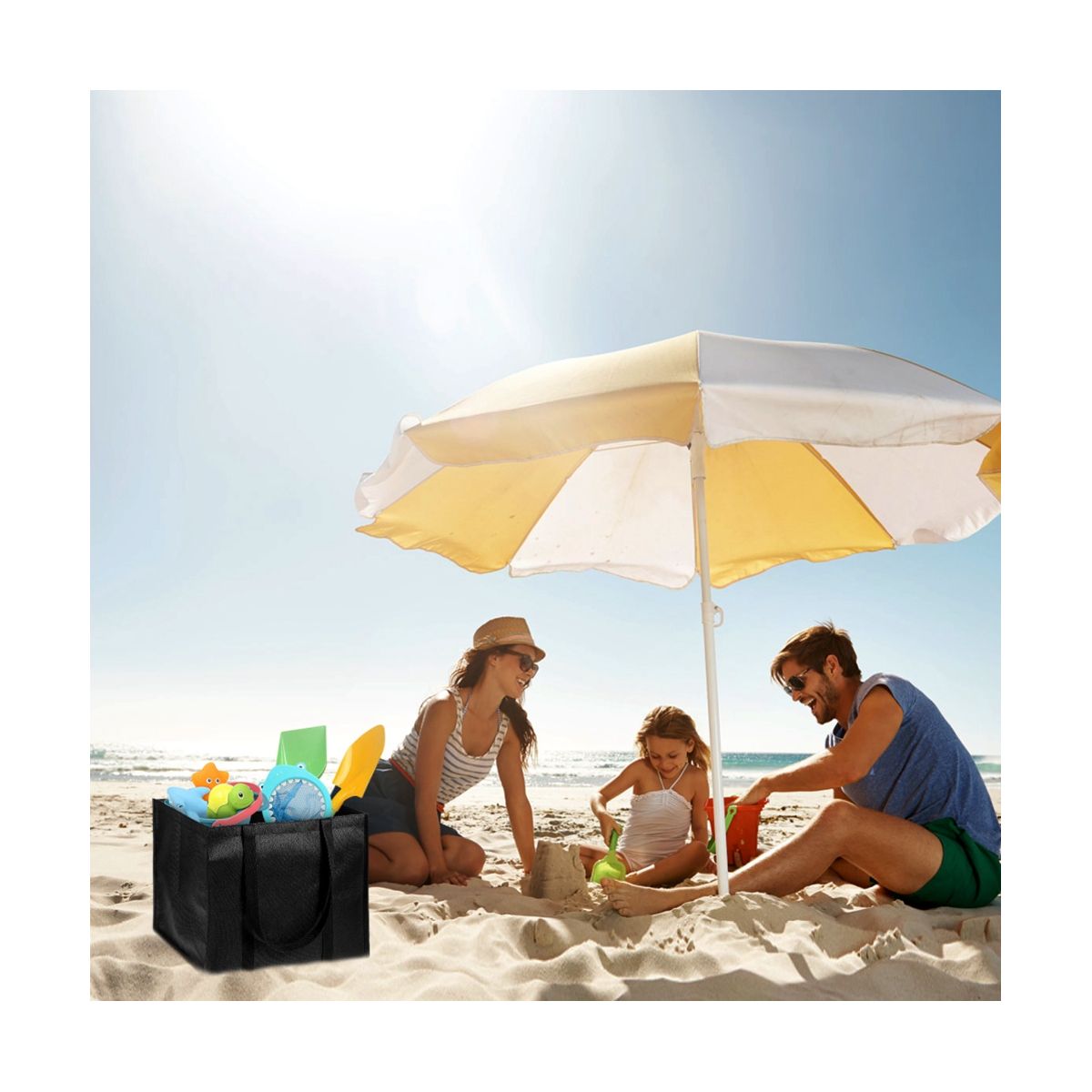 Reusable Grocery Bags 10 Pack, 35L Reusable Shop