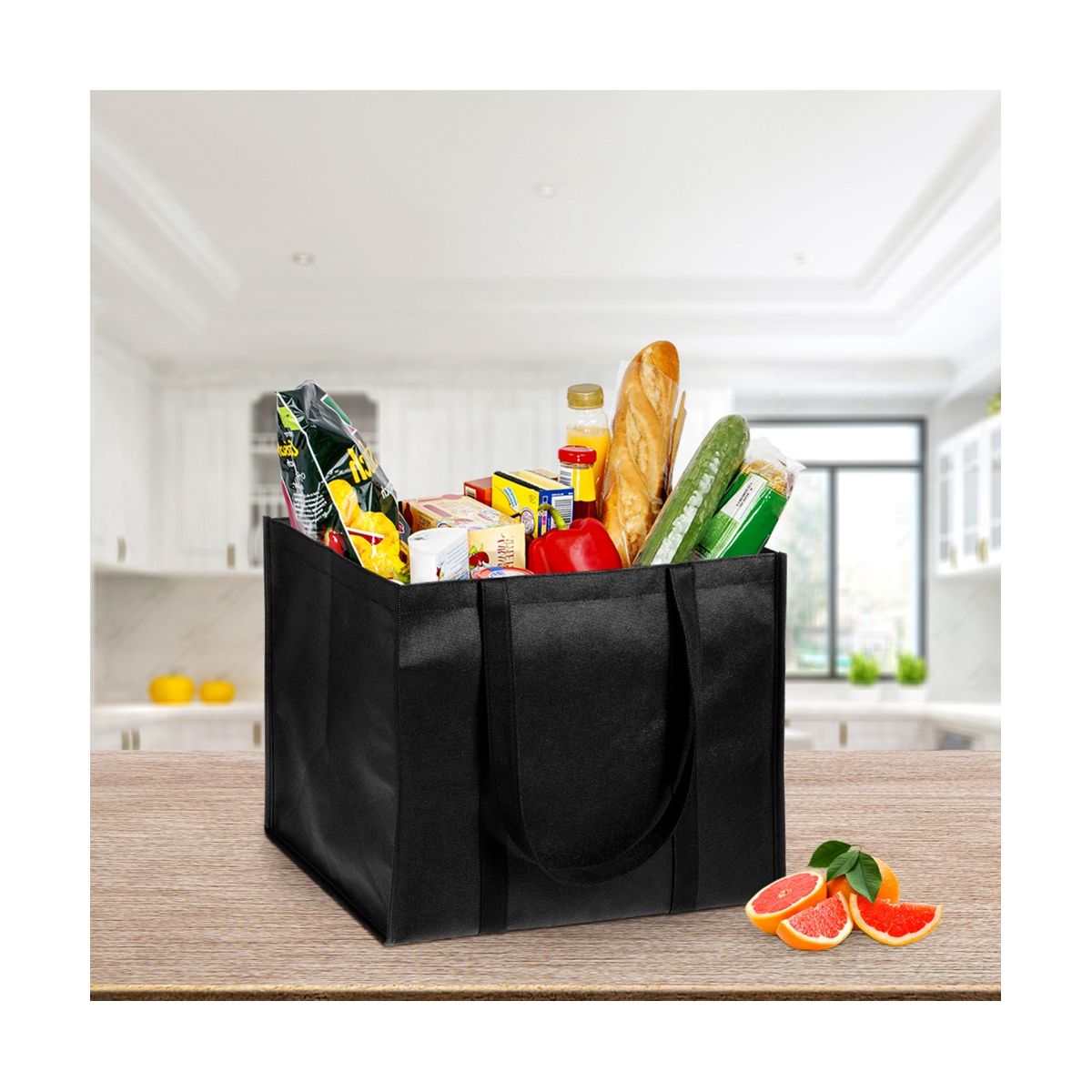 Reusable Grocery Bags 10 Pack, 35L Reusable Shop