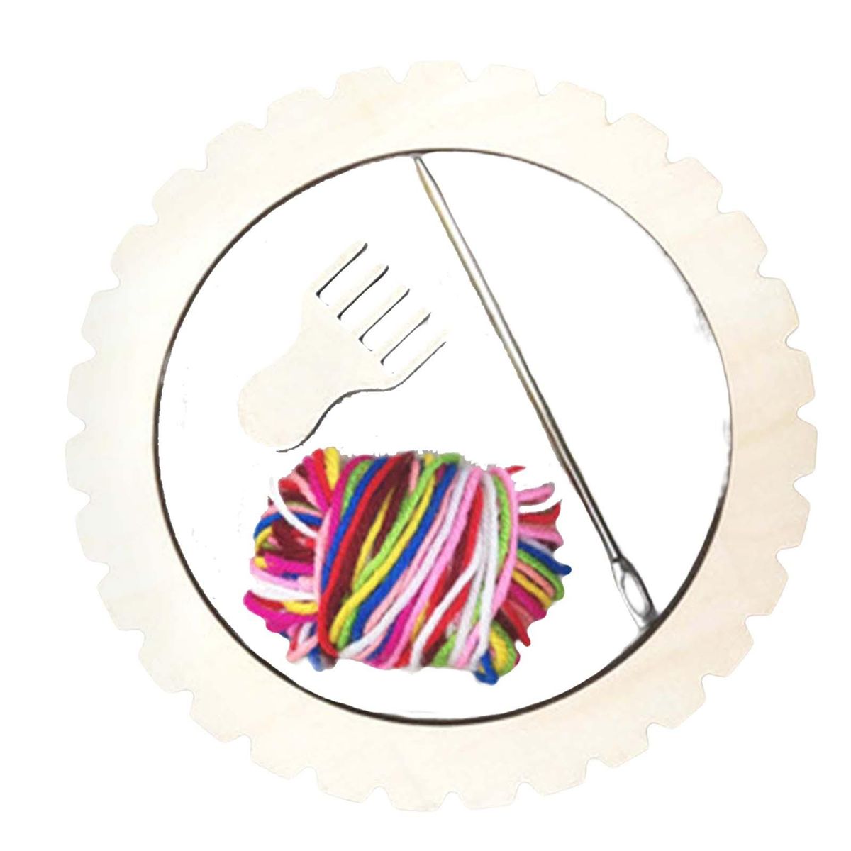 Weaving Loom  Household Handwoven Material Round M
