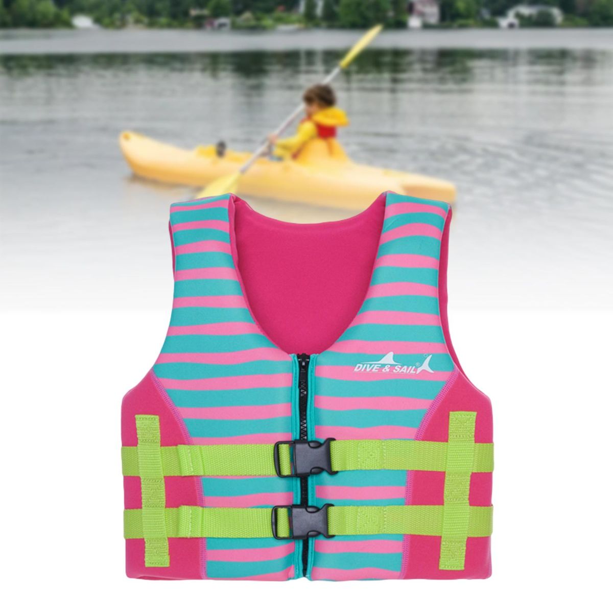 Kids Swim Vest Swim Trainer  Float Pink S