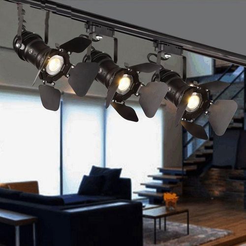 1 Pcs Smuxi Retro Minimalist LED Tracking Light Spot Light Ceiling Lamp 110V/220V Indoor Lighting For Hallway Clothing Shore Bar