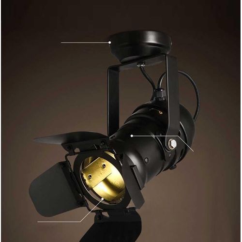 1 Pcs Smuxi Retro Minimalist LED Tracking Light Spot Light Ceiling Lamp 110V/220V Indoor Lighting For Hallway Clothing Shore Bar