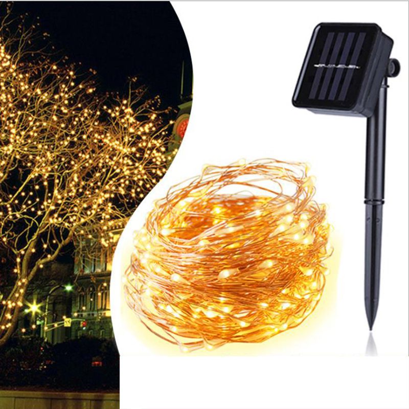 IP44 Waterproof String Lights 2V 200 LED Solar Christmas