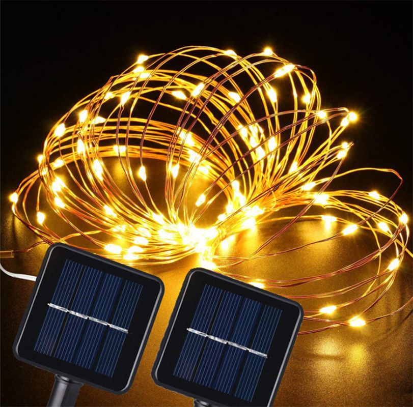 IP44 Waterproof String Lights 2V 200 LED Solar Christmas