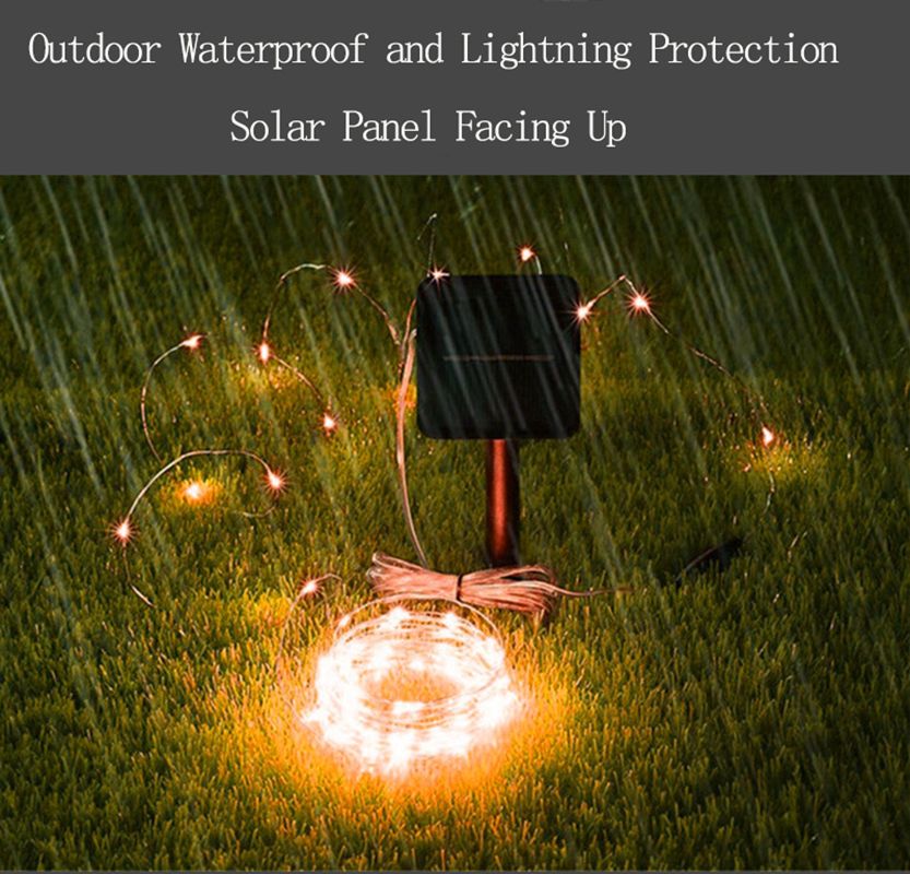 IP44 Waterproof String Lights 2V 200 LED Solar Christmas