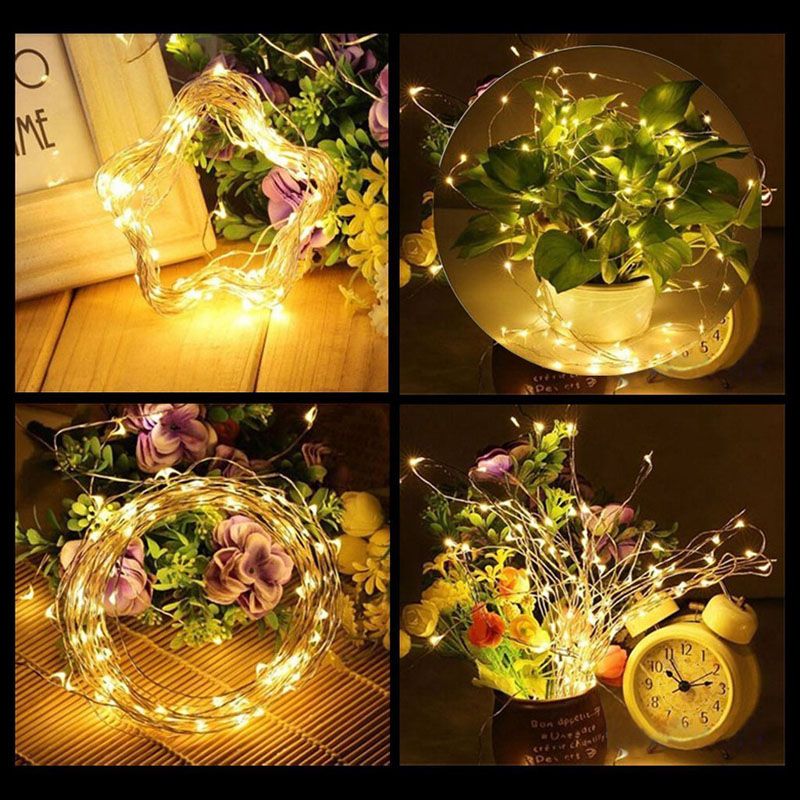 IP44 Waterproof String Lights 2V 200 LED Solar Christmas