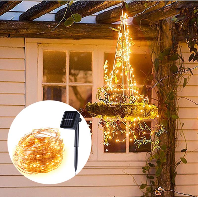 IP44 Waterproof String Lights 2V 200 LED Solar Christmas