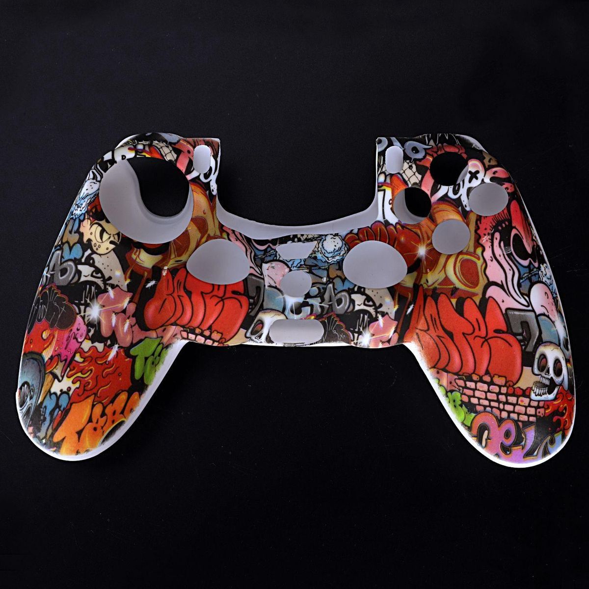 Silicone Cover + 2 Thumbsticks Grips For PS4 Pro Slim