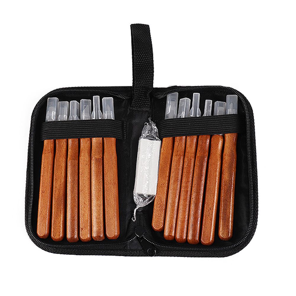12pcs DIY Woodcut Cutter Sculpture Wood Carving Tools