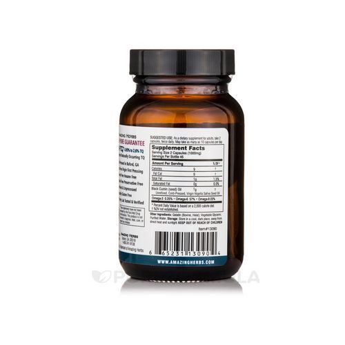Premium Black Seed Oil 500Mg 90 Soft-Gels