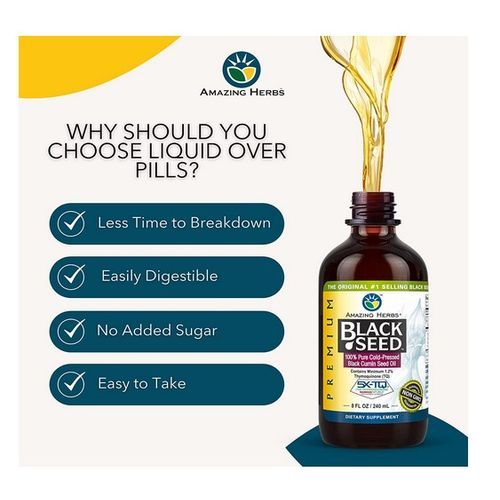 Premium Black Seed Oil 500Mg 90 Soft-Gels