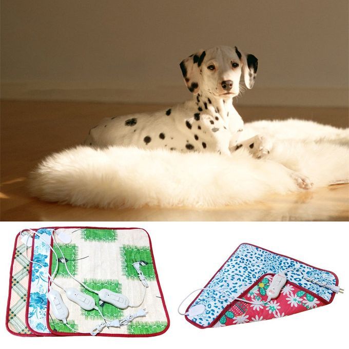 220V  Warm Pet Electric Heating Blanket Cat Dog Heated Pad Random