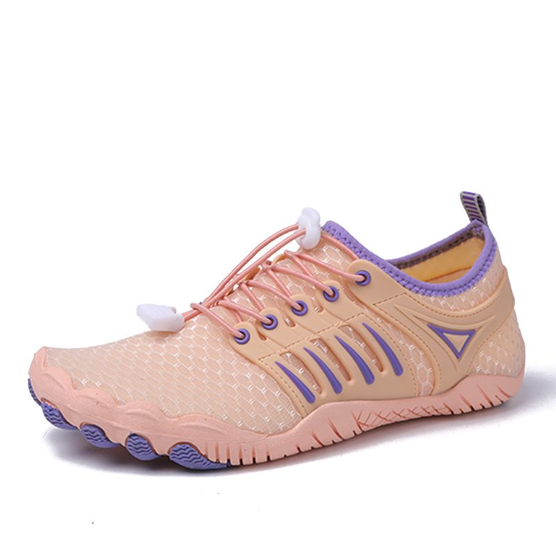 Swimming Shoes Five-Finger Wading Shoes Beach Shoes Beige