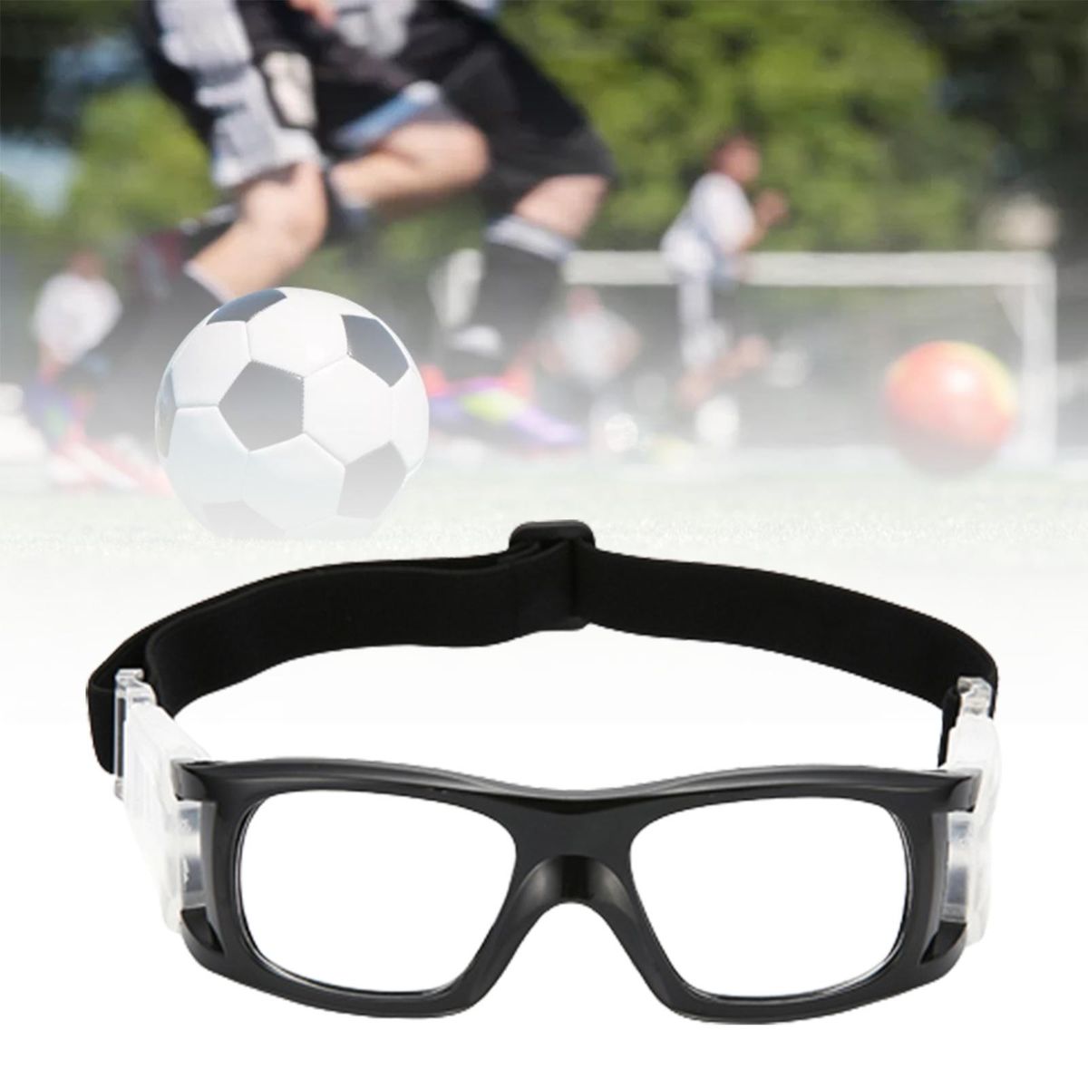 Men Soccer Goggles Equipment Gift Accessories Black