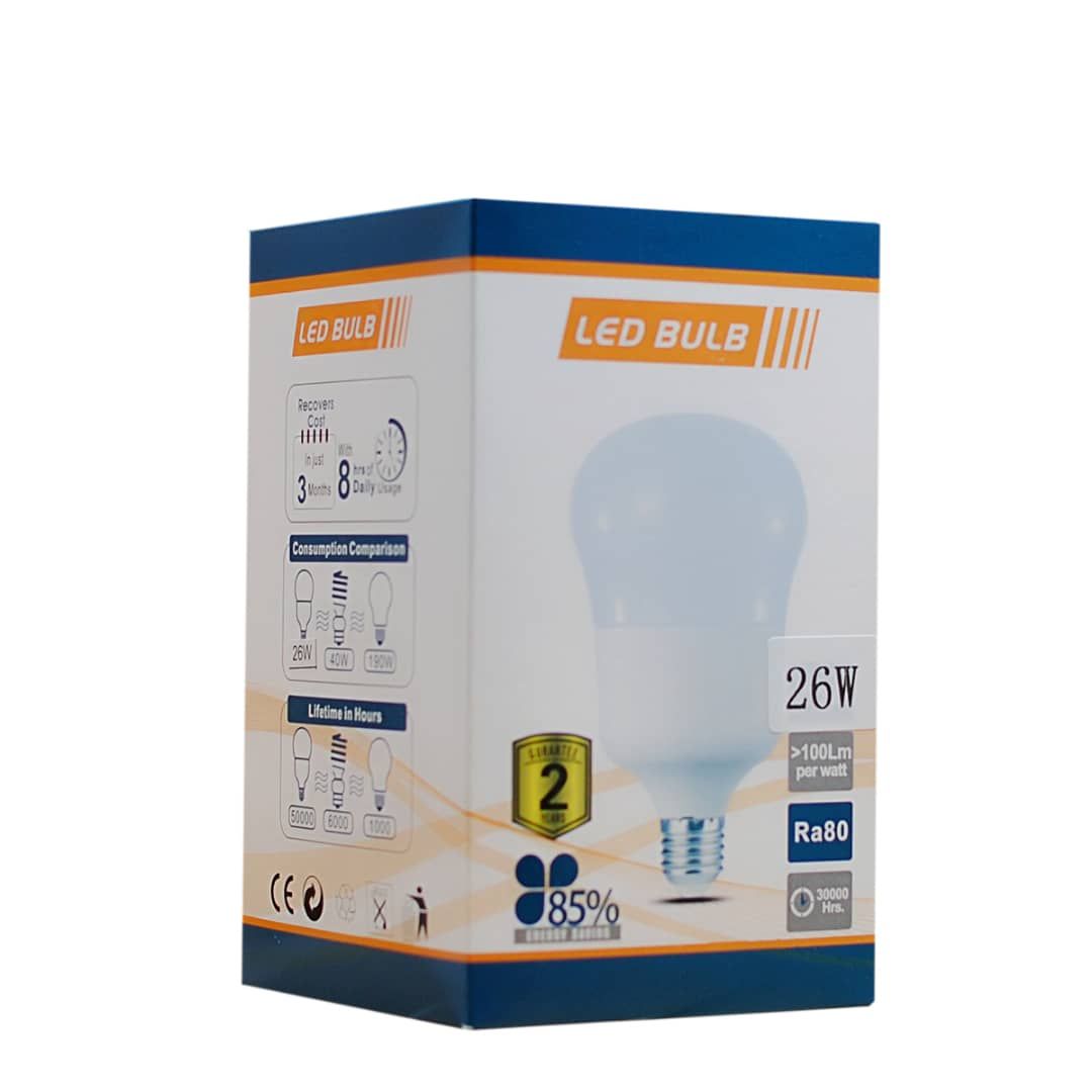 LED Power Saving Bulb E27 (26W)