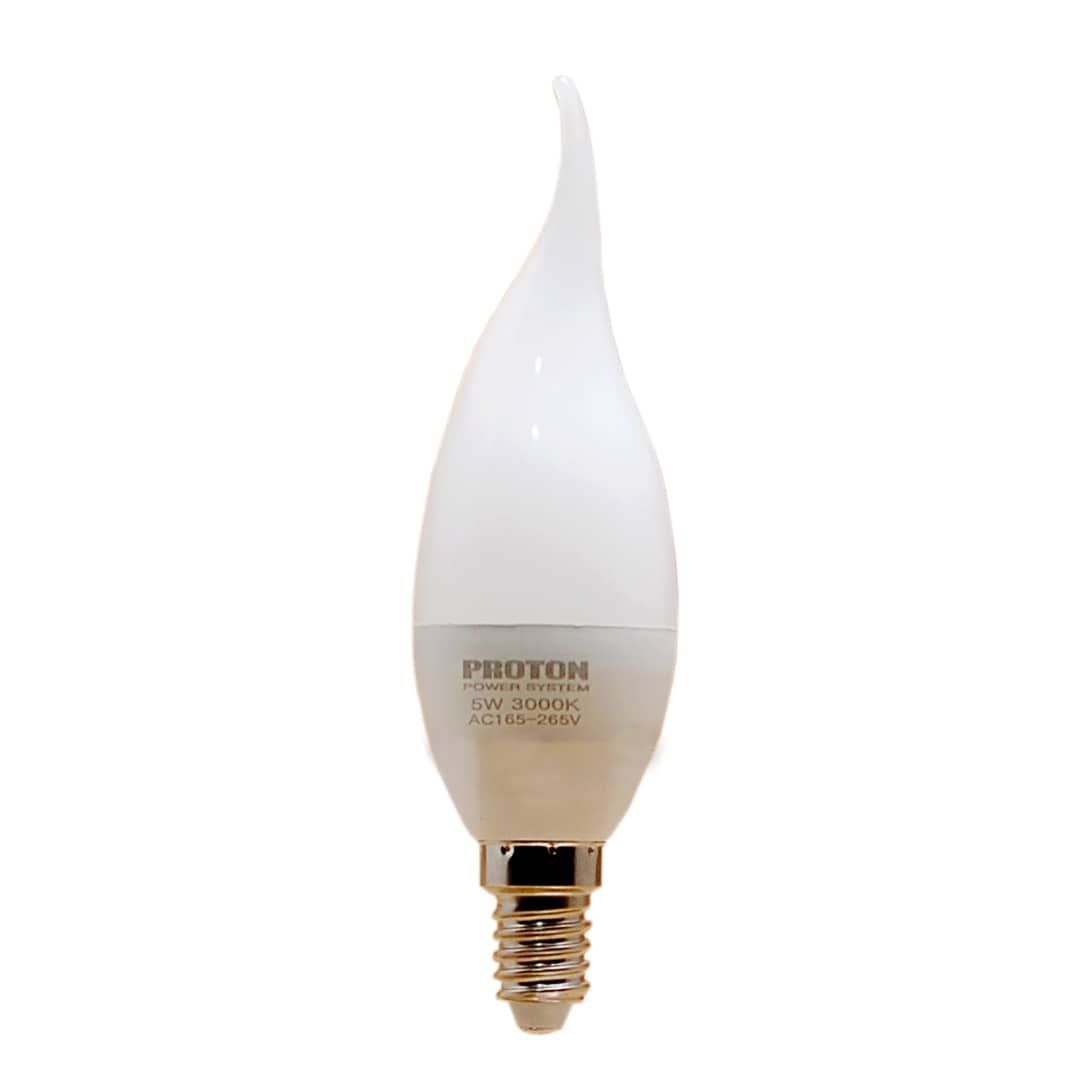LED Candle Light Energy Saving Bulb E14 (5W) - 5pcs
