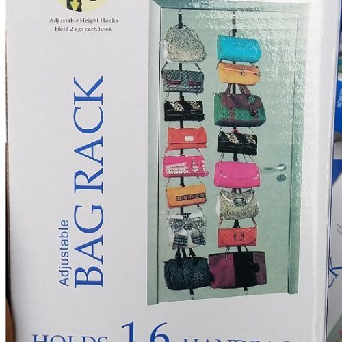 Adjustable Bag Rack(Holds 16 HandBags)
