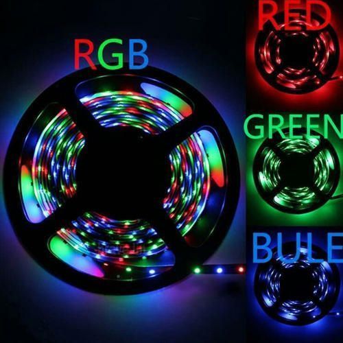 2packs Multi-color RGB LED Strip + Remote Control + Adapter