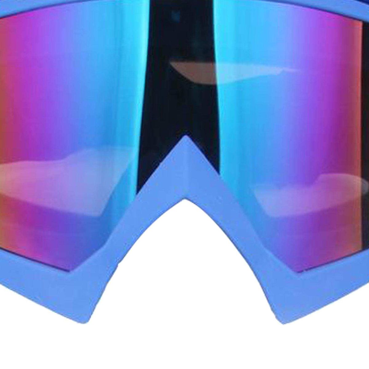 Ski Safety Glasses Goggles Windproof ATV Dirt Blue