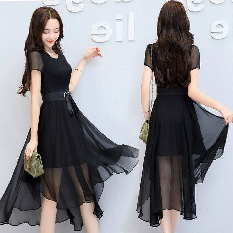 Dress Xia 2021 New Korean Version Of Medium And Long Styl