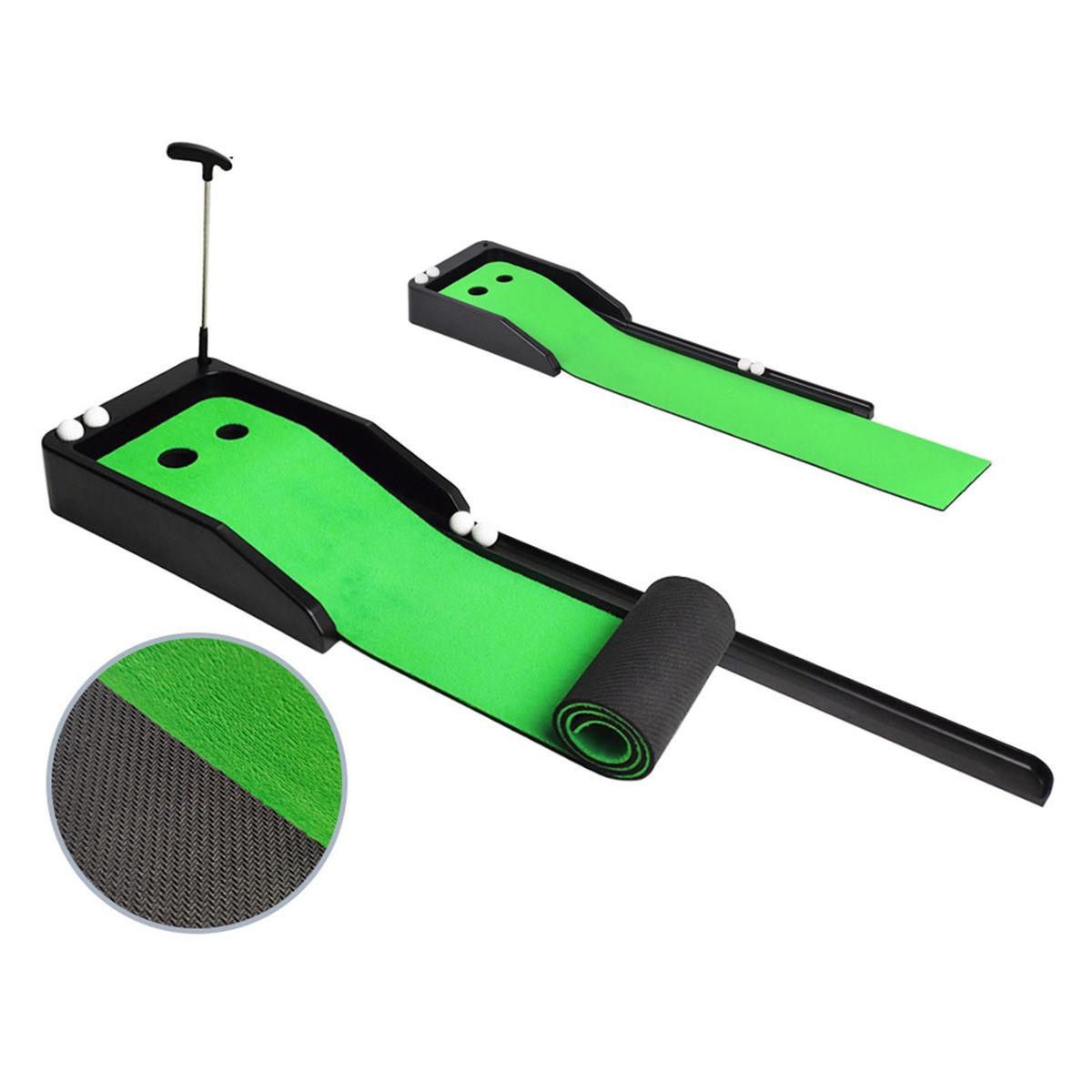Golf Putting Mat With Ball Return Golf Putting Matt