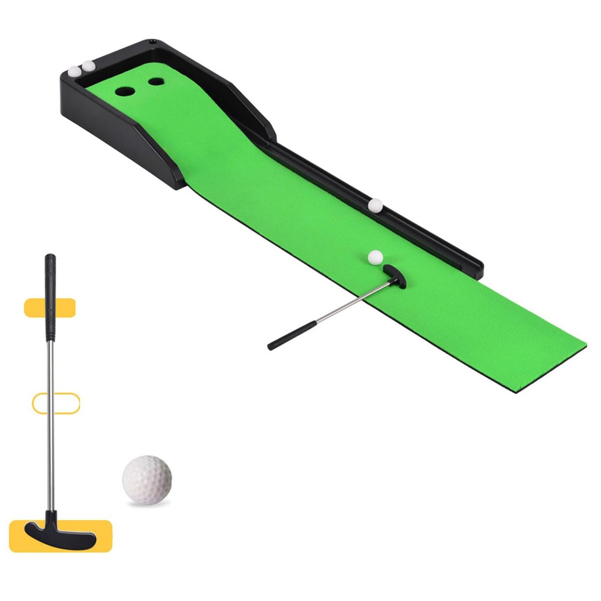 Golf Putting Mat With Ball Return Golf Putting Matt