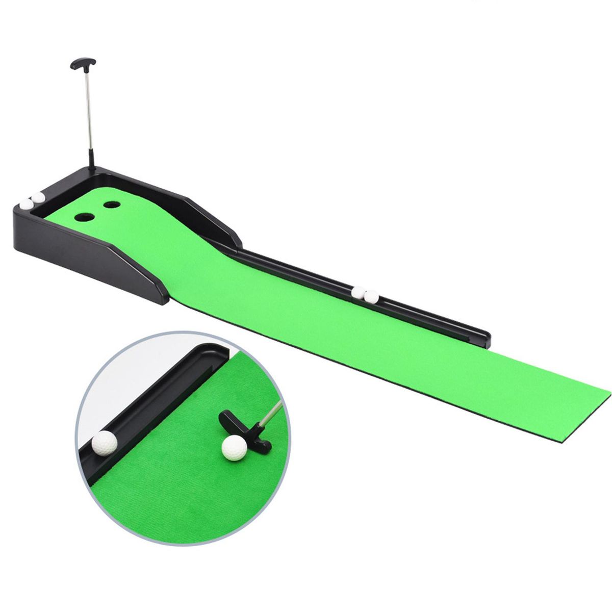 Golf Putting Mat With Ball Return Golf Putting Matt